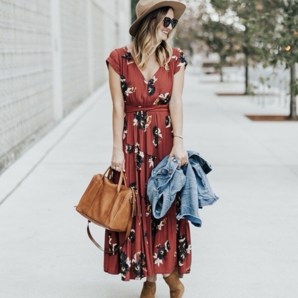 Free People Midi/Maxi Dress Size 2